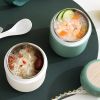 1pc Stainless Steel Soup Cup; Student Breakfast Cup; Outdoor Portable Milk Salad Soup Porridge Storage Can; Thermal Bag; Kitchen Supplies