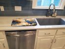 Blue Heron in the Golden Hour Dish Drying Mat Absorbent Dish Drying Mat Pad for Kitchen Counter Dish Drainer Mat for Countertop, 14 x 21", Multicolor